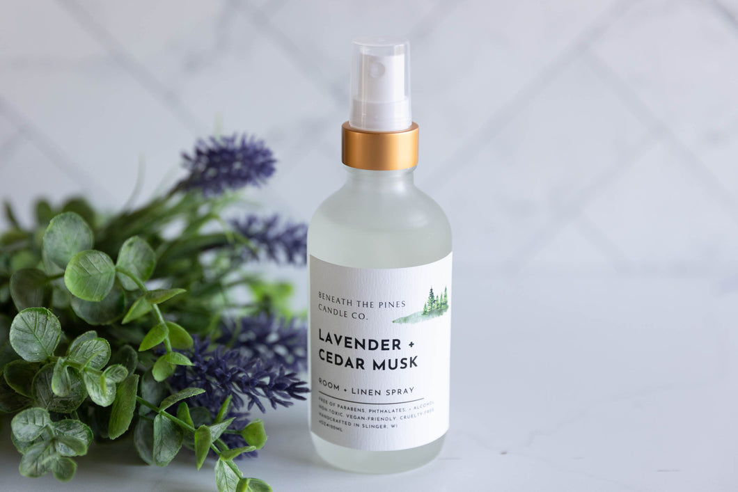 Lavender + Cedar Musk Room Spray