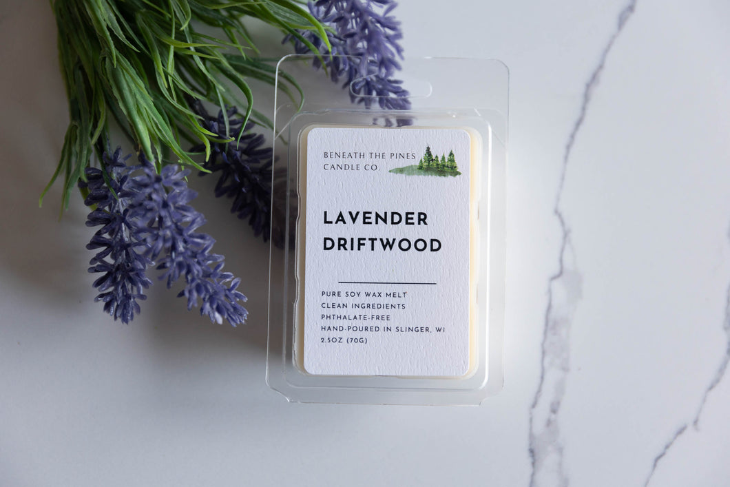 Lavender Driftwood Wax Melt