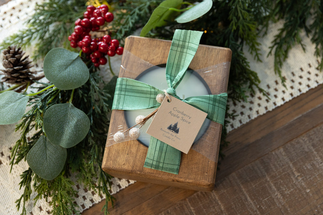 Holiday Cheese Mold Candle